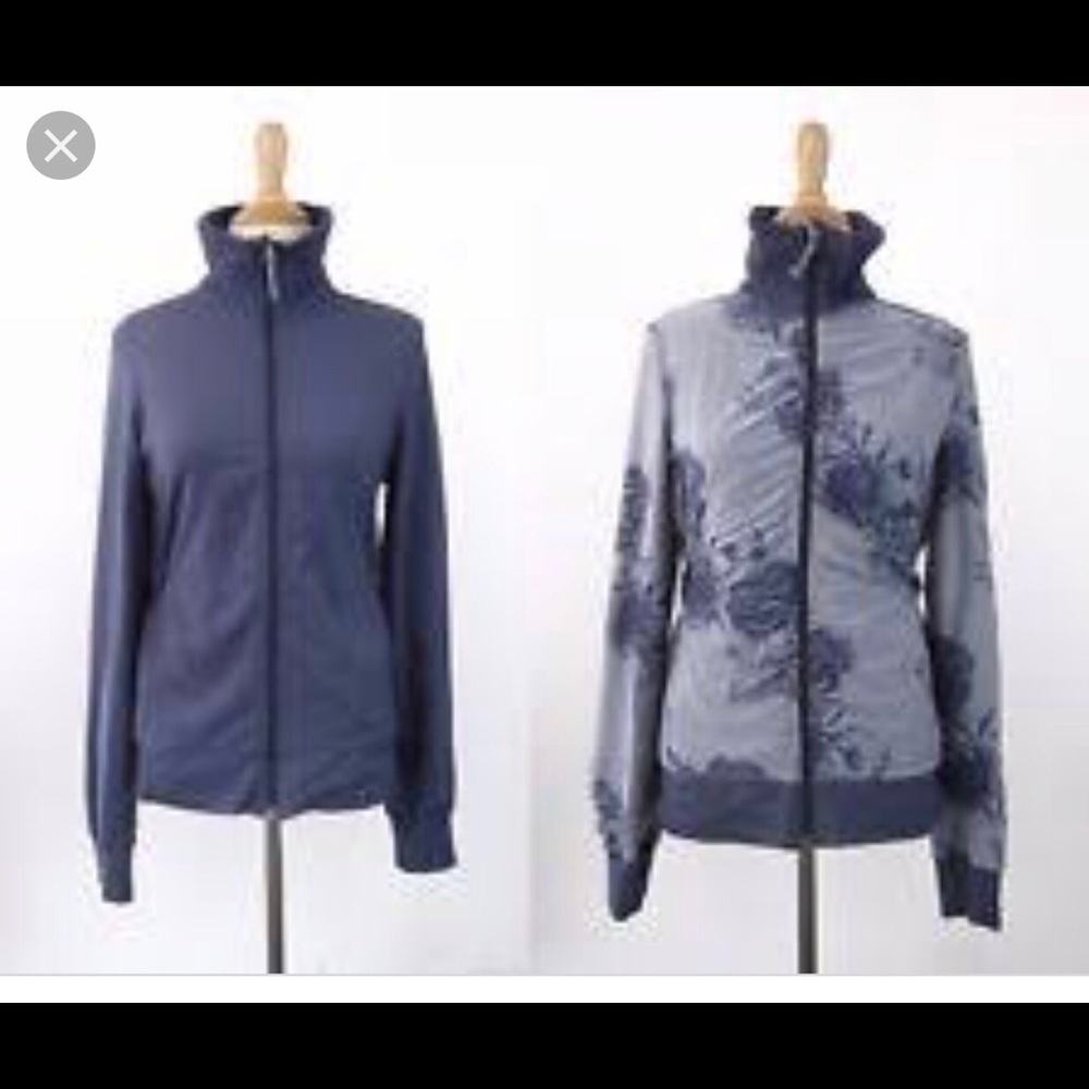 Lululemon raja reversible floral print slate blue